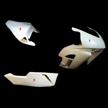 Carénage complet 3 parties selle origine fibre de verre CBR1000RR 04-05 SRT FAIRINGS