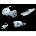 Carénage poly complet 3 parties version HRC fibre de verre CBR600RR 2013-2017