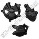 Kit de 3 protections de carter GB Racing ZX10R 08-10