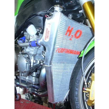 Radiateur d'eau grande capacité H2O performance Kawasaki ZX6R 05/06