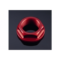 Écrou de colonne de direction en aluminium anodisé  taillé masse M25x1 LIGHTECH