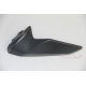 Protection inferieure de chaine carbone mat, dent de requin, Ducati 899, 1199 Panigale 12-14