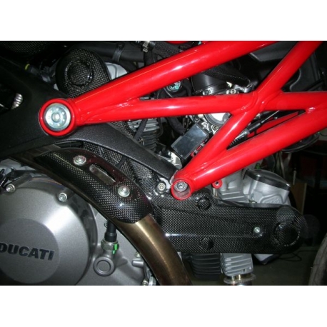 Carter de courroies de distribution Carbone Ducati Monster 696 / 796 / 1100