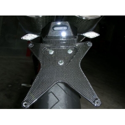 Support de plaque (sans eclairage)CARBONVANI Ducati 848 / 1098 /1198