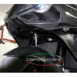 Déflecteur de radiateur carbone SBK CARBONVANI Ducati 848 / 1098 /1198