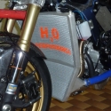 Radiateur d'eau grande capacité H2O performance Suzuki GSXR 600 / 750 L1-L5  