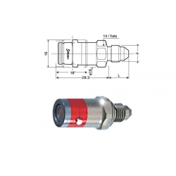 Coupleur rapide de frein femelle STAUBLI 3/8 UNF