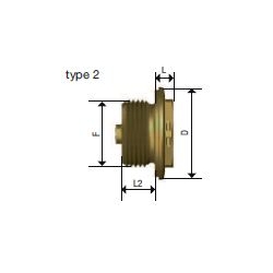 Raccord rapide femelle SPM 08 M26X3 STAUBLI pour ravitaillement d'huile yamaha