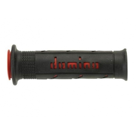 Revêtement de guidon RACING DOMINO XM2 double super soft grip NOIR / ROUGE