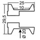 Diabolos support béquille 6 mm GSG MOTO pour APRILIA aluminium