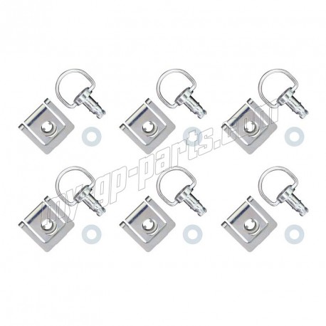 Lot de 6 DZEUS à clipser complet 12 mm