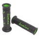 Revêtement de guidon RACING DOMINO XM2 double super soft grip NOIR / VERT