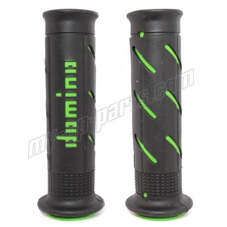 Revêtement de guidon RACING DOMINO XM2 double super soft grip NOIR / VERT