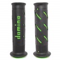 Revêtement de guidon RACING DOMINO XM2 double super soft grip NOIR / VERT