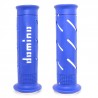 Revêtement de guidon RACING DOMINO XM2 double super soft grip BLEU / BLANC