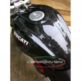 Couvre reservoir superieur Carbone CARBONVANI Ducati Monster 696 / 796 / 1100