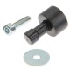 Paire de supports de flancs de carénage plastique noir pour SUZUKI
