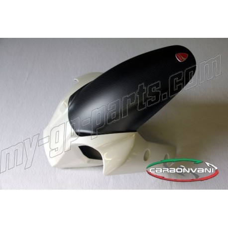 Garde-boue avant blanc carbone DUCATI MULTISTRADA