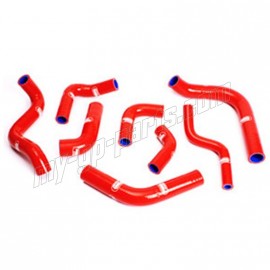 Durites de radiateur silicone rouge SAMCO SPORT DUCATI 996 R, 998 R TESTASTRETTA 2001-2002