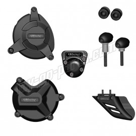 Diabolos support béquille 6 mm GSG MOTO plastique noir R6 2017-2022 - PAM  RACING