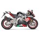 Ligne d'échappement racing évolution titane Akrapovic RSV4 RF/RR 2015-2020, TUONO V4 1100 2017-2020