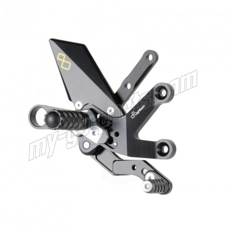 Commandes reculées LIGHTECH GSX-S 1000/F/GT, Katana 1000, GSX-S950 2015-2024