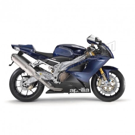 Grip de réservoir Volcano STOMPGRIP RSV 1000 2004-2009, TUONO 1000R 2006-2010