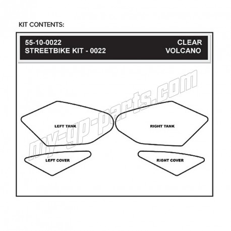 Grip de Réservoir Volcano STOMPGRIP CBR 250R 2011-2013