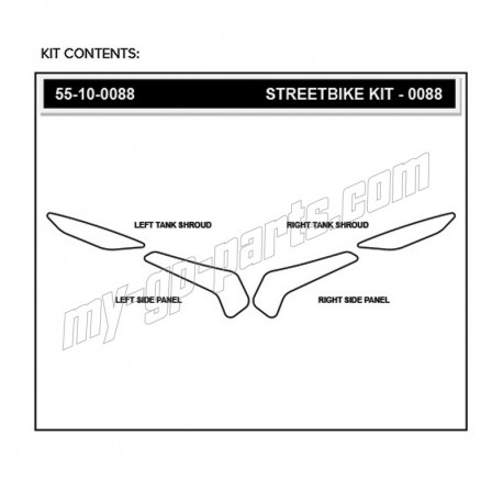 Grip de Réservoir STOMPGRIP CRF250 L/M 2012-2018