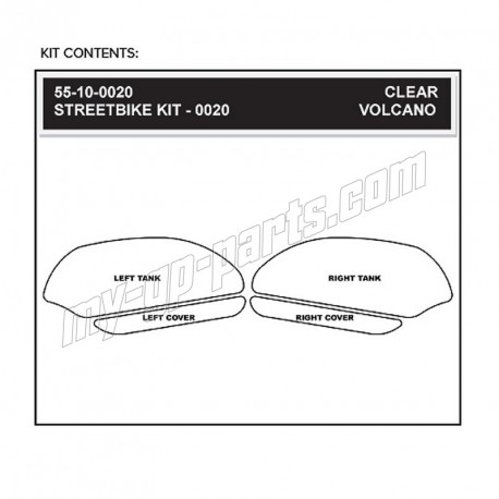Grip de Réservoir STOMPGRIP CBR600RR 2007-2012