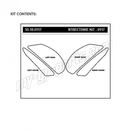 Grip de Réservoir STOMPGRIP Z800 2013-2016