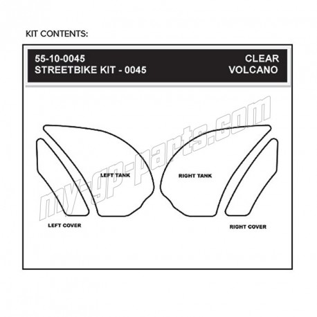 Grip de Réservoir STOMPGRIP Z1000SX 2011-2019