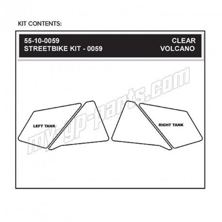 Grip de Réservoir STOMPGRIP Superduke 990/R 2007-2013
