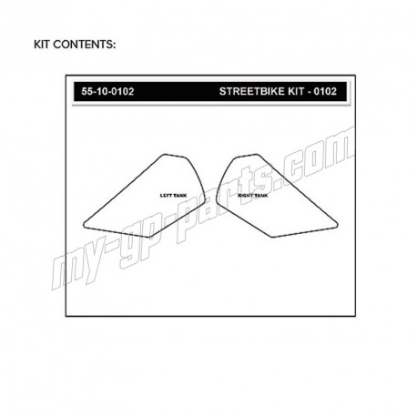 Grip de Réservoir STOMPGRIP 1290 Super Duke R 2014-2019