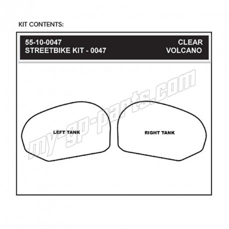 Grip de Réservoir Volcano STOMPGRIP GSX-R600/750/1000, TL1000R