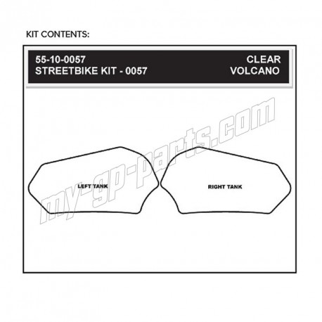 Grip de Réservoir STOMPGRIP GSXR 600/750 2011-2016