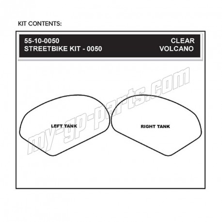 Grip de Réservoir Volcano STOMPGRIP GSXR 1000 2003-2004