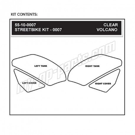 Grip de Réservoir STOMPGRIP YZF R1 2009-2014