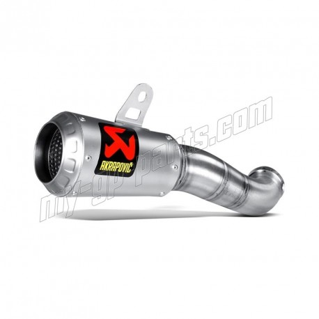 Silencieux inox Akrapovic MT-03 2016-2019, R3 2015-2020