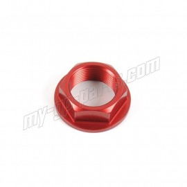 Écrou d'axe de bras oscillant en aluminium anodisé taillé masse M25x1,5 LIGHTECH APRILIA