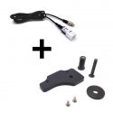 Kit Support + Câble pour chronomètre GPS SOLO 2 ou SOLO 2 DL AIM R6 2017-2021, R1 2015-2021